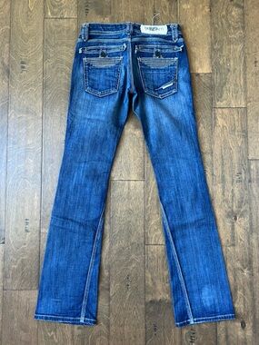 Taverniti So Jeans Women's Boot Cut in Dark Blue Denim